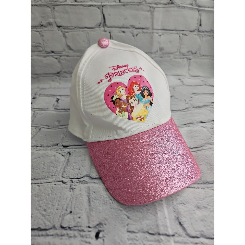 Disney On Ice Princess Hat Girls Youth Baseball Cap Pink Glitter‎ Souvenire